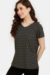 Rosaline Rural Charm Knit Cotton Top (Pack of 2) - Black Green — thumbnail 8